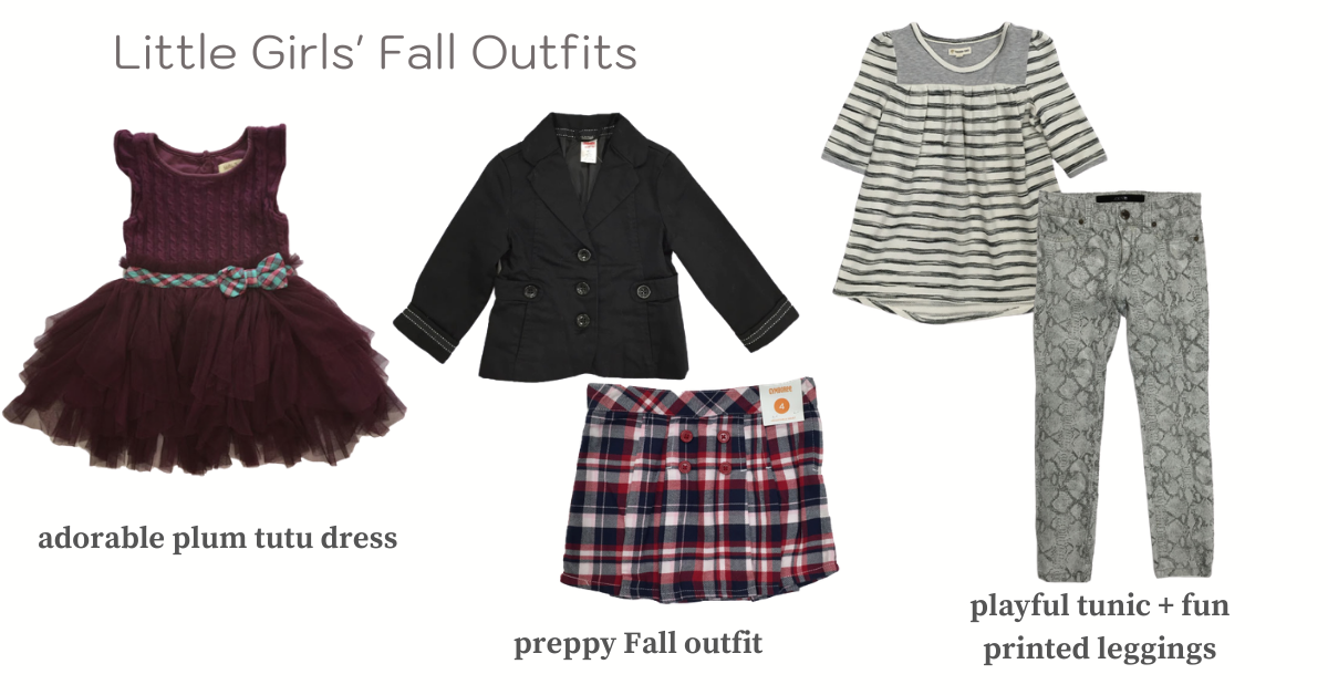 Preppy Little Girls' Fall Wardrobe